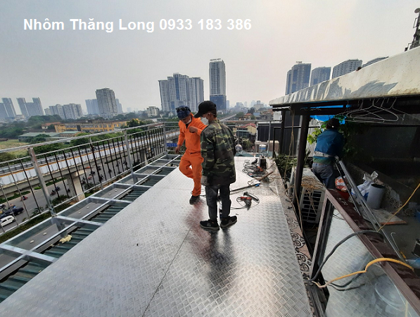 Sàn nhôm chống trượt Công ty Thăng Long