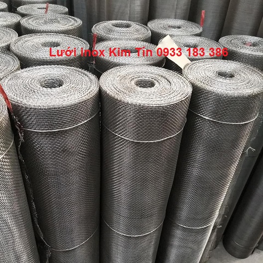 Lưới inox kim Tín 14 mesh ô 2x2mm sợi 0.3mm 304